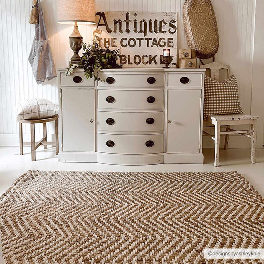 Aren Jute Area Rug - Quahog Bay Bedding