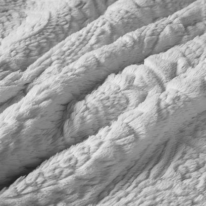 Madison Park Arya Embroidered Medallion Comforter Set 3PC Mini Set - Grey