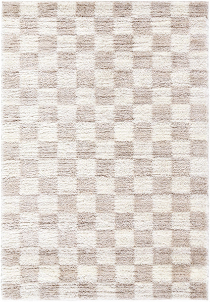 Belita Cream Luxe Shag Area Rug