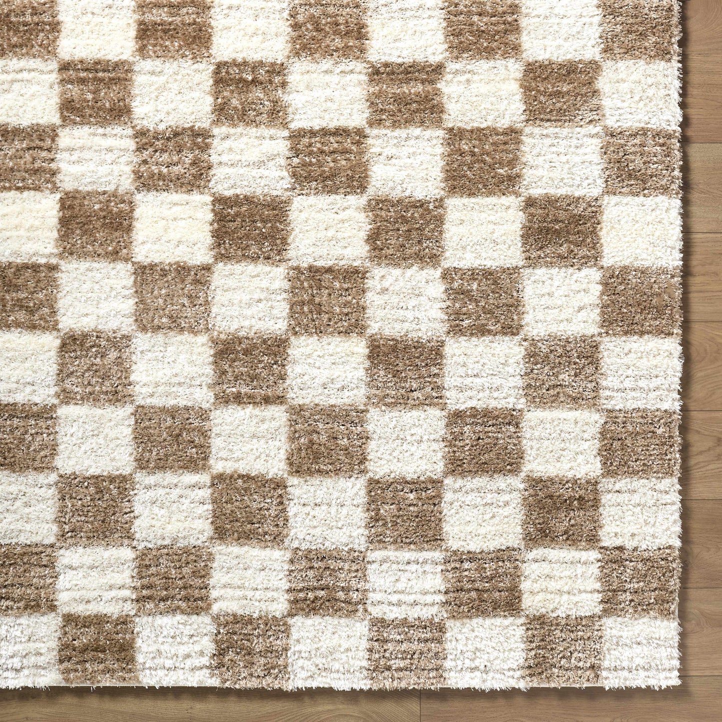 Belita Cream Luxe Shag Area Rug