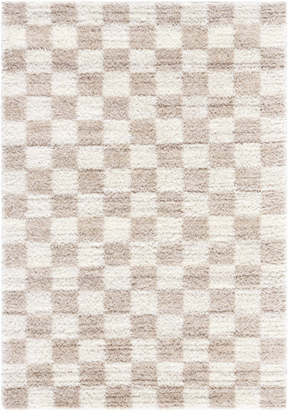 Belita Beige Luxe Shag Area Rug
