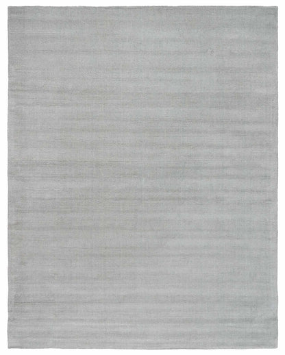 Brockton Solid Light Gray Wool Rug