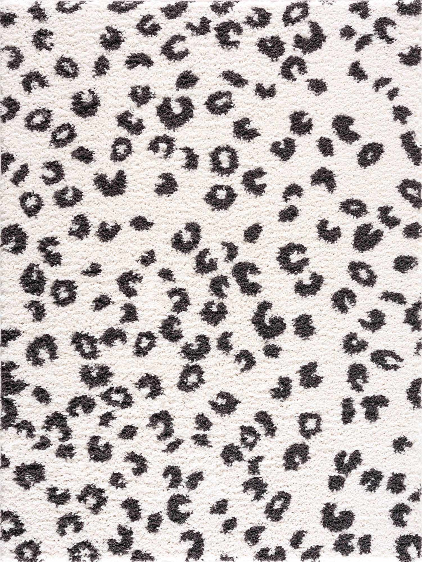 Zhen Black Spots Leopard Rug - Clearance