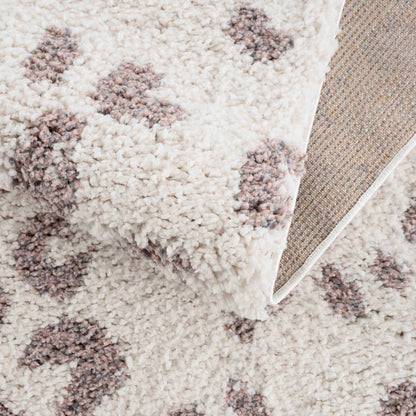 Zhen Pink Spots Leopard Rug - Clearance