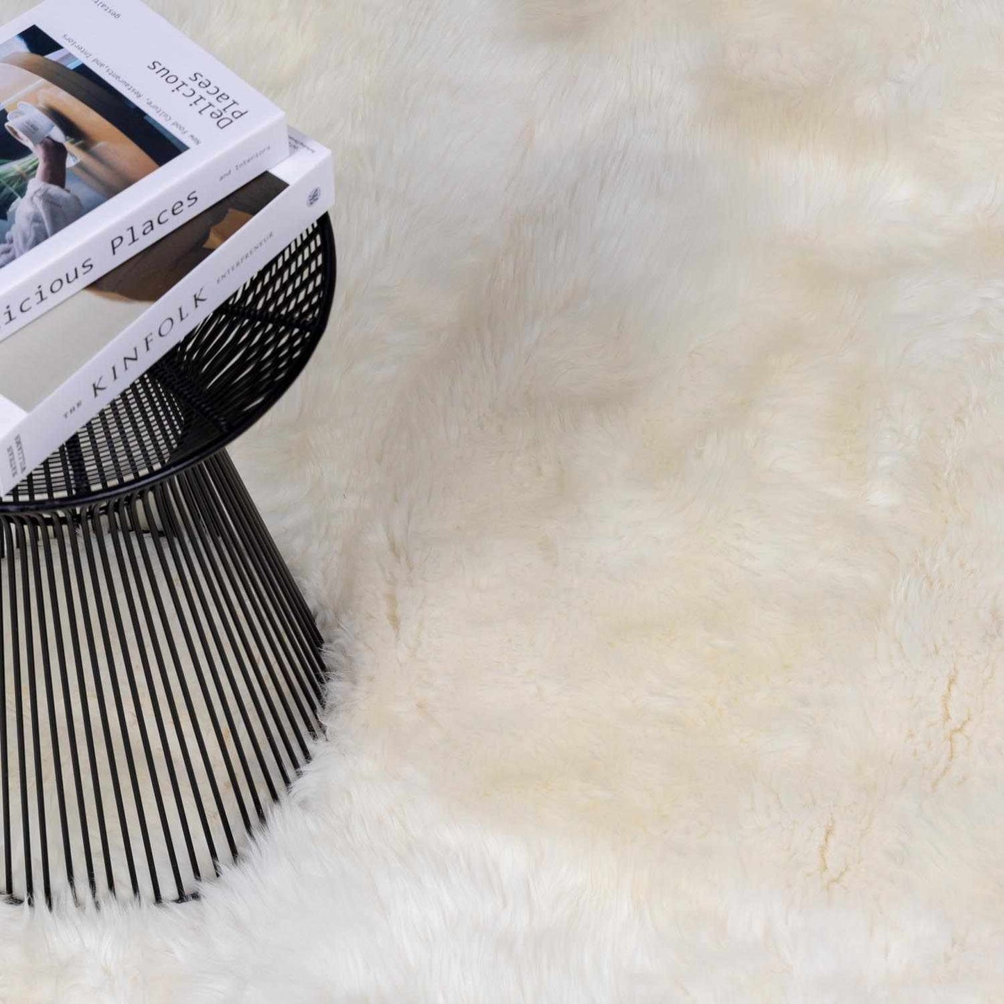Premium White Soft Sheepskin Rug
