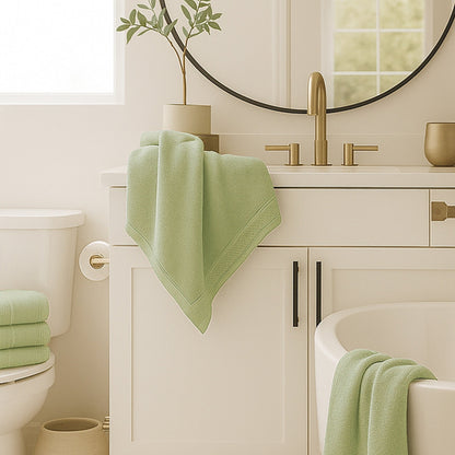 Luxury Bamboo 3 Piece Towel Set - Sage