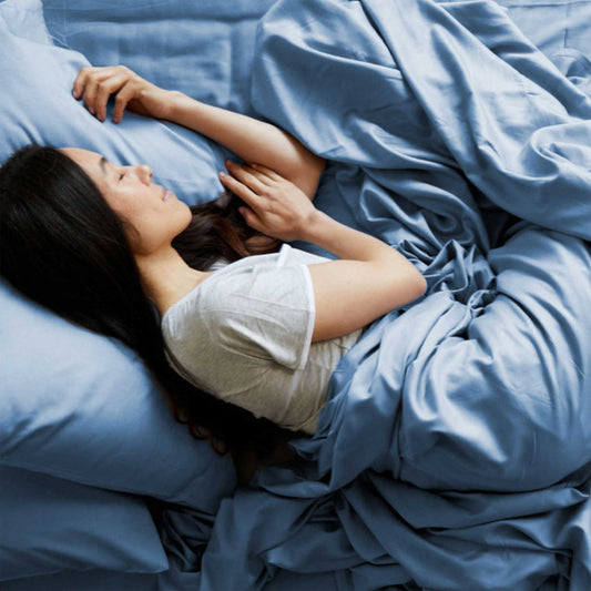 Bamboo Fitted Sheet - Ocean - Cooling Bamboo Sheets