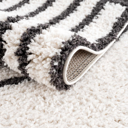 Bauer Plush Black Rainbow Rug - Clearance - Quahog Bay Bedding