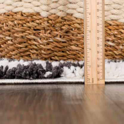 Bauer Plush Black Rainbow Rug - Clearance - Quahog Bay Bedding