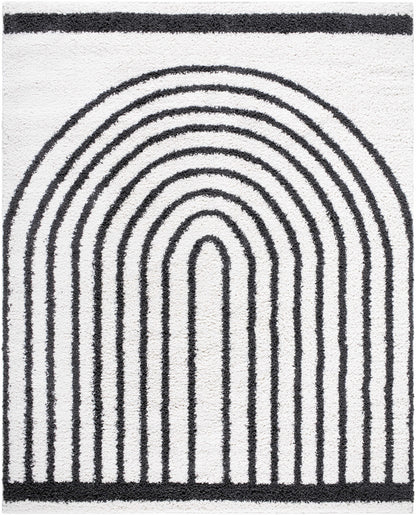 Bauer Plush Black Rainbow Rug - Clearance - Quahog Bay Bedding