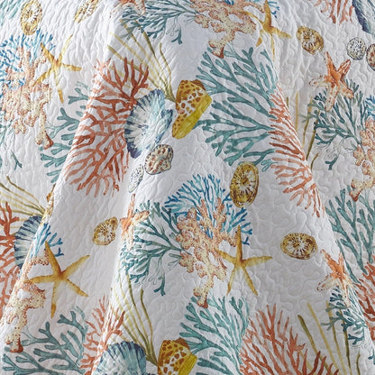 Bay Islands Coastal Quilt Set - Coastal Quilt Set - Quahog Bay Bedding