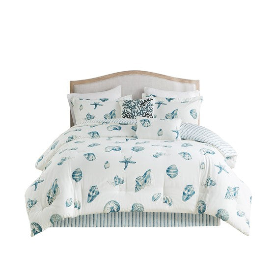 Coastal Beach House Comforter Set 100% Cotton Coastal Design