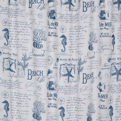 Beach Life Shower Curtain - Coastal Shower Curtains