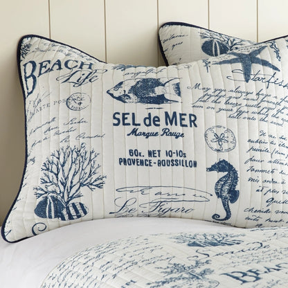 Beach Life Quilt Set - Nautical Quilt Set