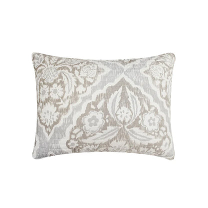 Becker Taupe Quilt Set - Beautiful Coastal Taupe Bedding Set