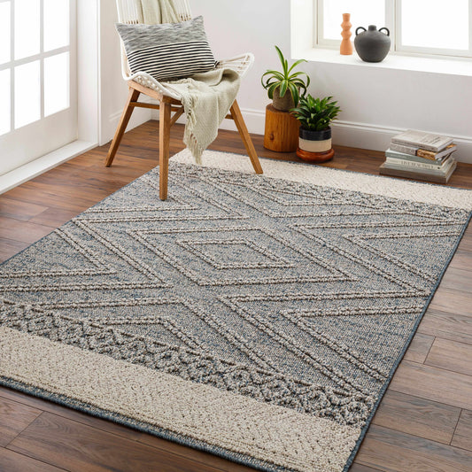 Blue Areli Area Rug - Clearance - Quahog Bay Bedding