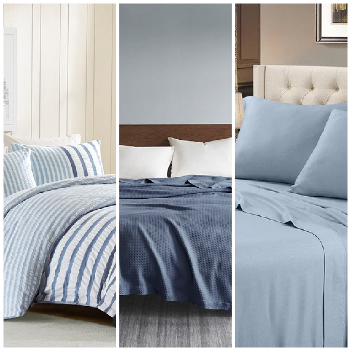 Blue Bedding Ensembles King Size - Sutton Bedding Ensemble