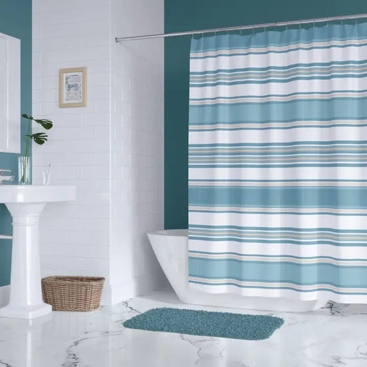 Blue Maui Shower Curtain - Coastal Shower Curtains