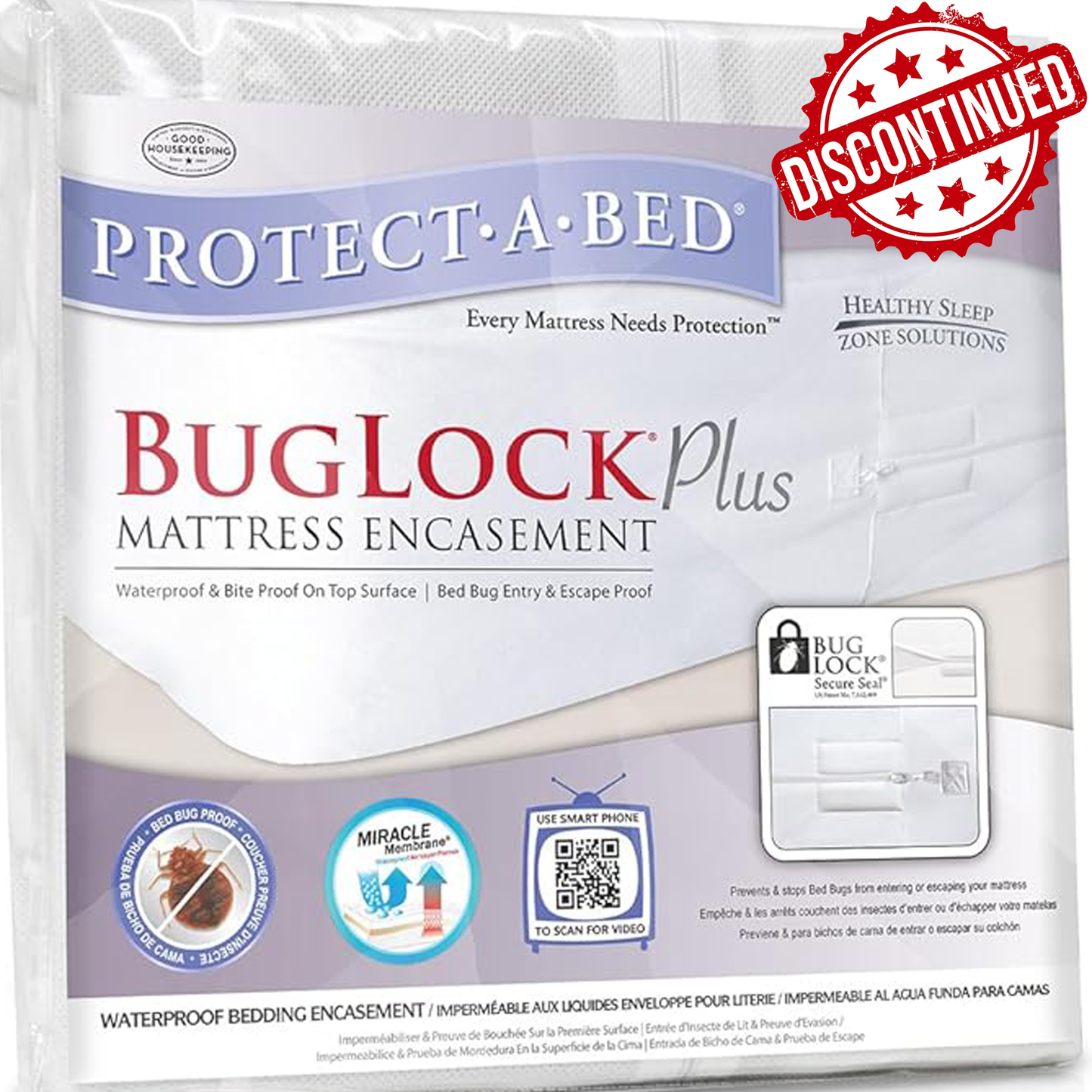 AllerZip BugLock Plus Bed Bug KING Mattress Encasement
