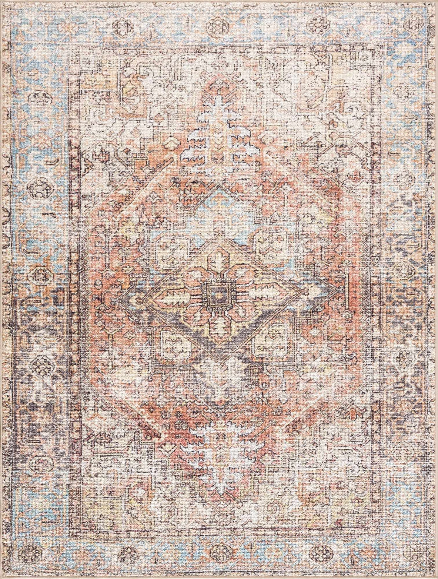 Beck Non-Slip Washable Rug