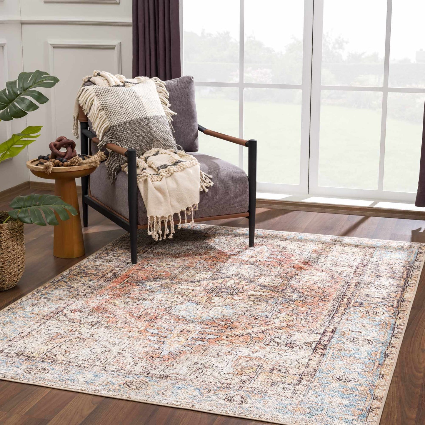 Beck Non-Slip Washable Rug