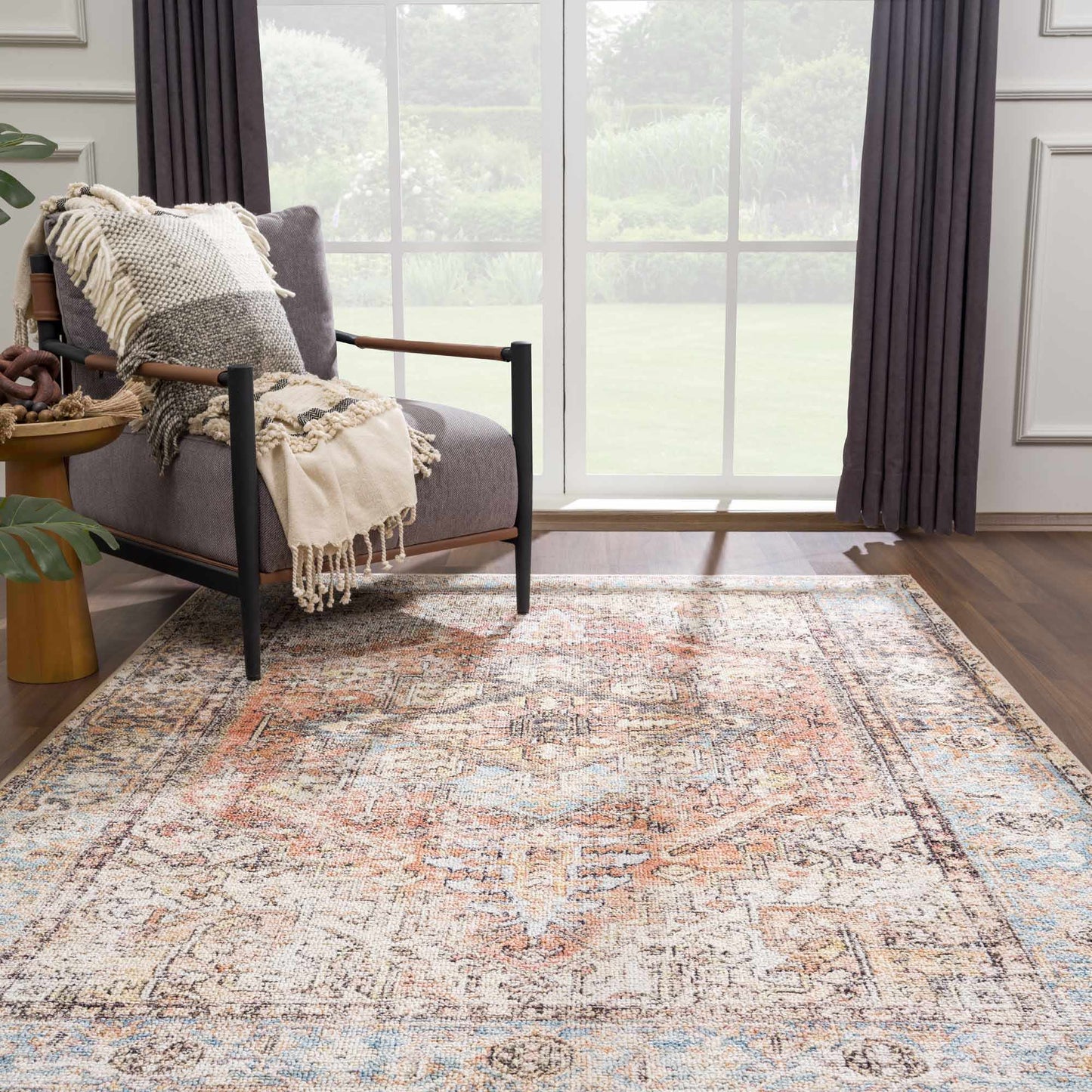 Beck Non-Slip Washable Rug