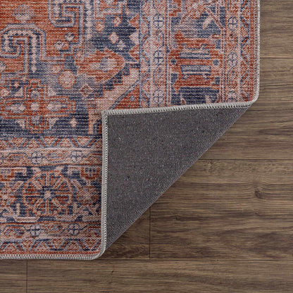 Taber Burnt Orange Persian Style Rug