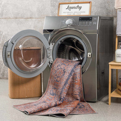 Taber Burnt Orange Persian Style Rug