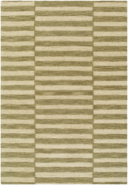 Idaho Broken-Striped Green Area Rug | Our PNW Home X Livabliss