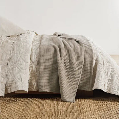 Caden Cotton Muslin Coverlet - Quahog Bay Bedding