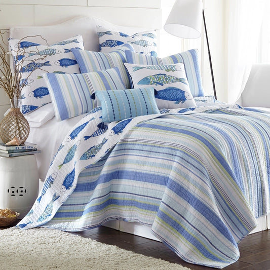Coastal Bedding Ensembles Complete King - 7PC Catalina