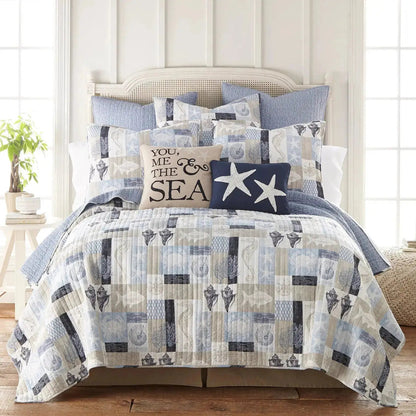 Cerralvo Quilt Cover Set Beautiful Coastal Bedding Sets - Quahog Bay Bedding