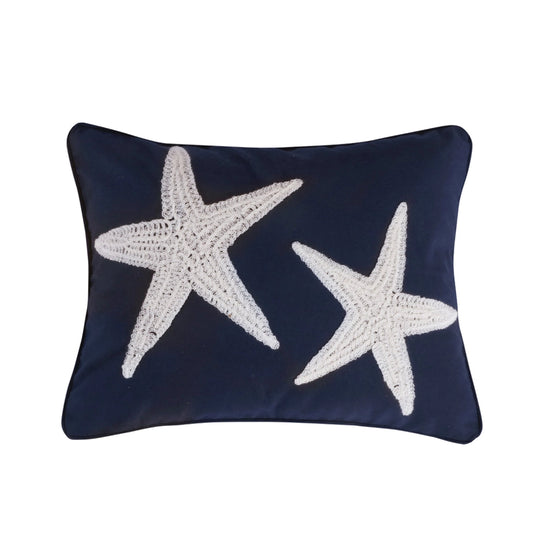 Cerralvo Starfish Pillow - Nautical & Coastal Accent Pillows - Quahog Bay Bedding