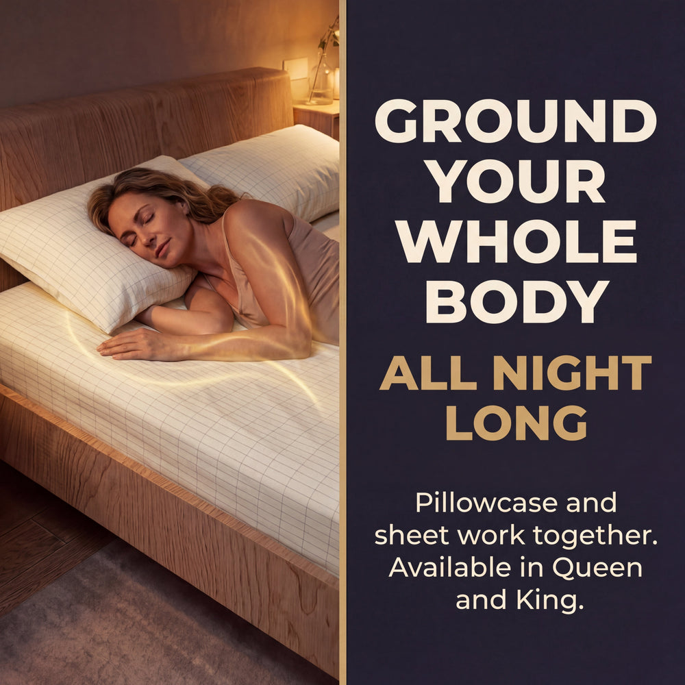 GAYA Grounding Pillowcase | Off White | 20 x 30 Inches