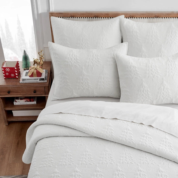 O Christmas Tree Bedspread Set - Coastal Christmas Bedding