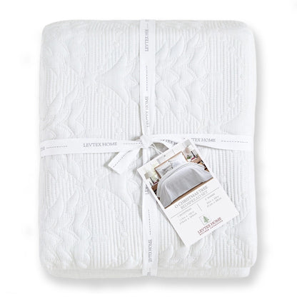 O Christmas Tree Bedspread Set - Coastal Christmas Bedding