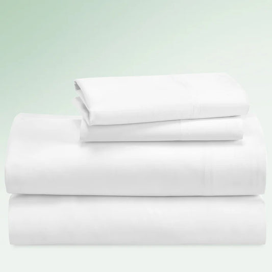CinchFit  9 Inch Depth Shallow Pocket Sheets - Boat, RV, Dorm  600TC 100% Cotton Cord Elastic American Made Sheets - Quahog Bay Bedding