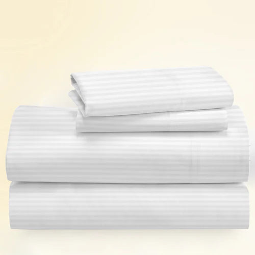 CinchFit Twin Sheet Sets 400TC Cotton Prints - Quahog Bay Bedding