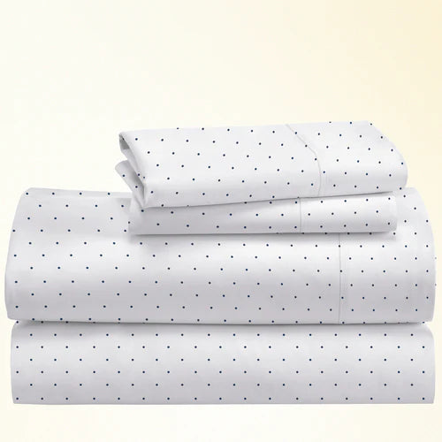 CinchFit Twin Sheet Sets 400TC Cotton Prints - Quahog Bay Bedding