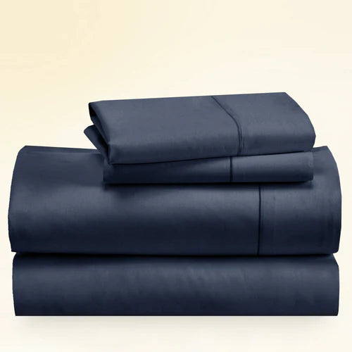 CinchFit Full Sheet Sets 400TC Cotton Solid Colors - Quahog Bay Bedding