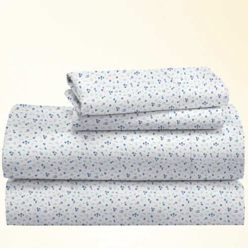 CinchFit Twin XL Sheet Sets 400TC Cotton Prints - Quahog Bay Bedding