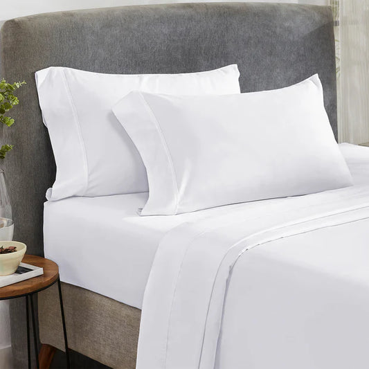 CinchFit American Made Queen 9 Inch Depth Sheet Sets - 400TC Cotton Solid Colors