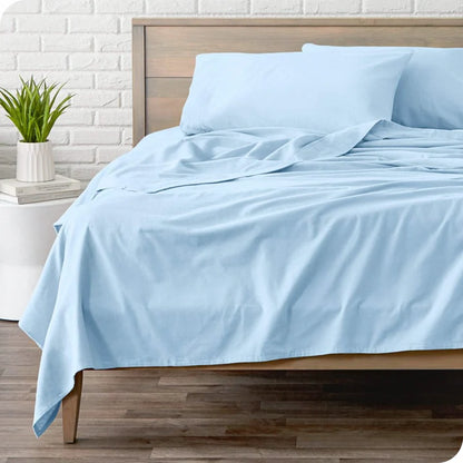 CinchFit American Made No Tear Split Top King Cotton Flannel Cord Elastic Sheets