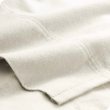 CinchFit No Tear Split Top King Cotton Flannel Cord Elastic Sheets American Made
