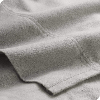 CinchFit No Tear Split Top King Cotton Flannel Cord Elastic Sheets American Made