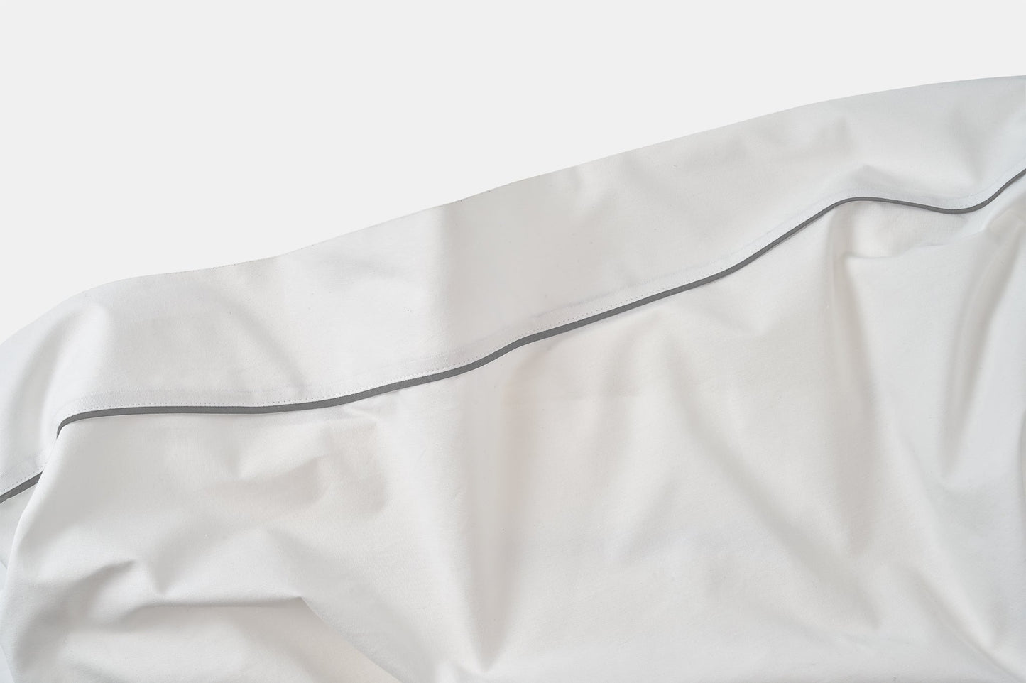 6PC Percale Bed Sheet Set With Piping Design - American Made With USA Grown Cotton