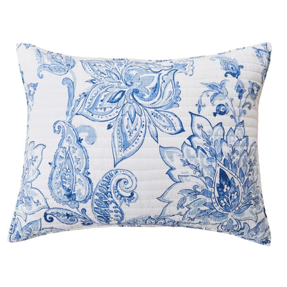 Coastal Bennett Blue Quilt Set - Coastal Quilt Set - Quahog Bay Bedding