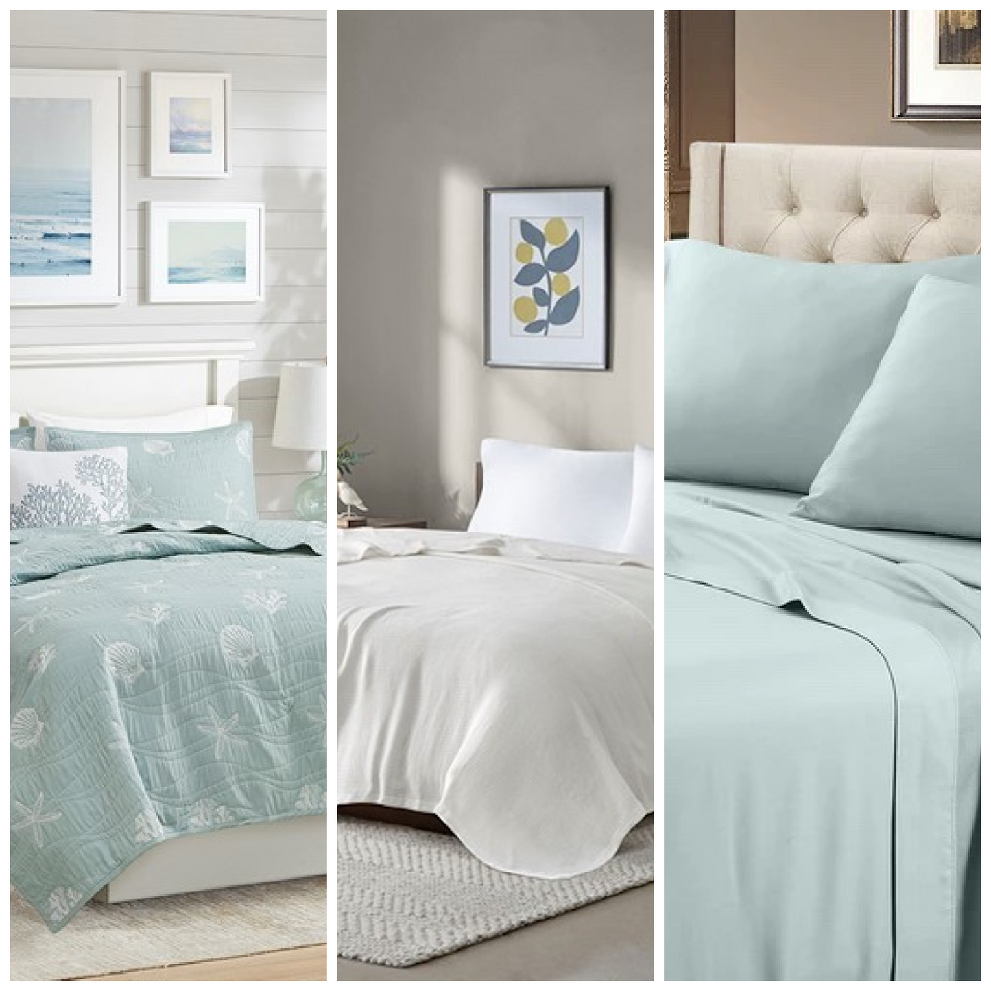 Coastal Bedding Ensembles King Size - Seaside