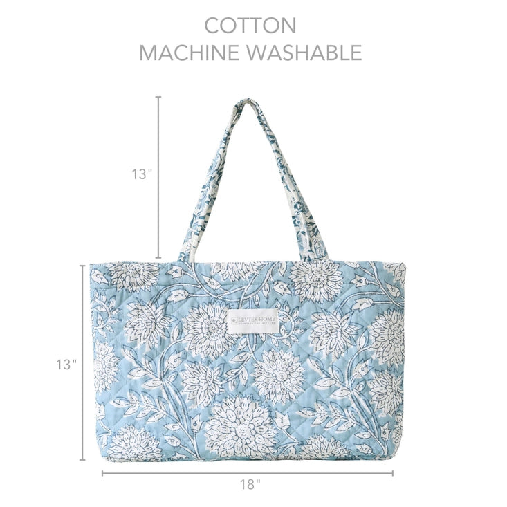 Coastal Tote Bag - Adare Blue