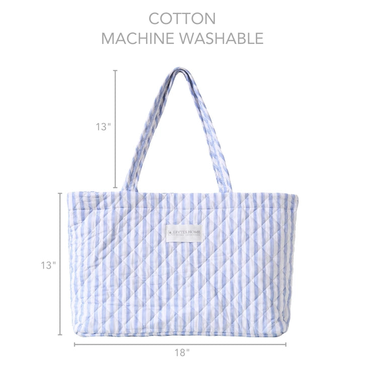 Coastal Tote Bag - Martha Stripe